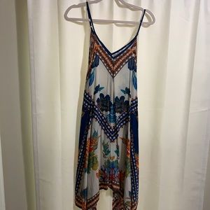Beautiful hi low jealous tomato summer dress